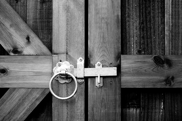 Fence gate lock