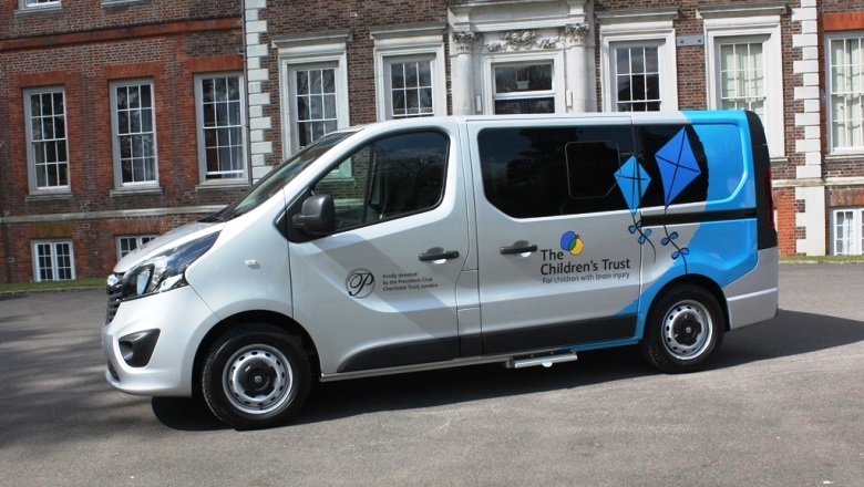 The Children's Trust Vauxhall Vivaro minibus