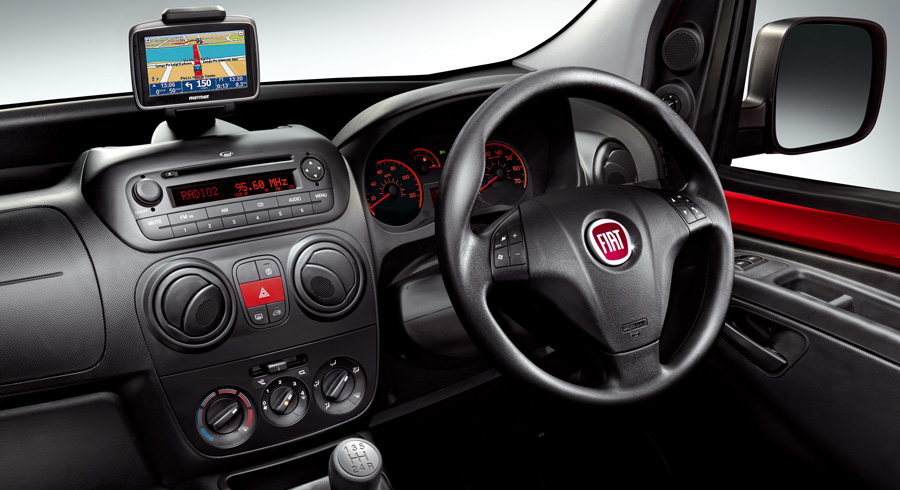 Fiat Fiorino redesigned dash and infotainment system