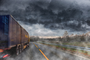 Driving in windy weather